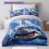 Animal Pattern Bedding Quilt Set Quilt Cover Pillowcase Home Decoration Gift (1 * Duvet Cover + 2 * Pillowcase, Without Core)