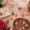 Christmas Pendants with Buckle Multi-style Alloy Santa Claus Snowman Ornaments DIY Making Necklaces Earrings Jewelry Accessory