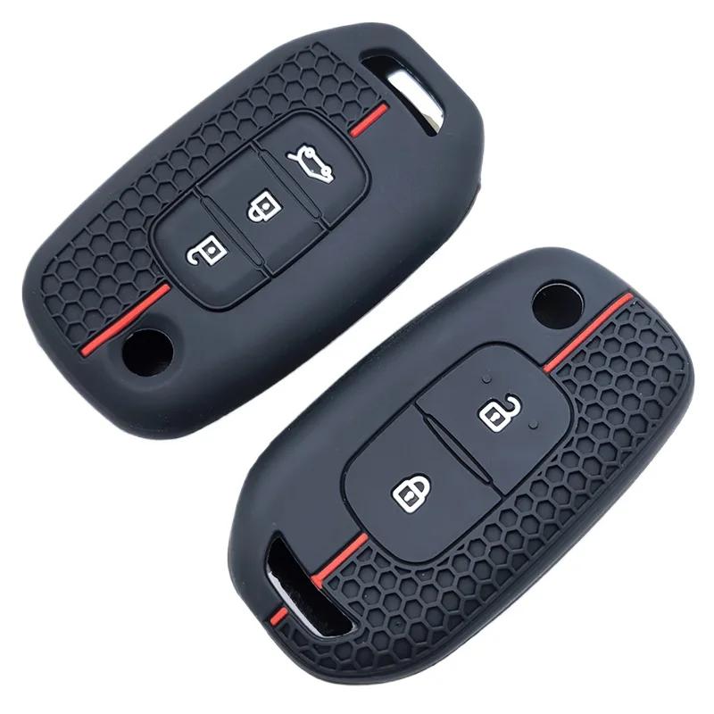 Silicone Car Remote Key Case Cover For Renault Kwid  Kadjar Captur Megane Sandero Stepway Logan Clio 5  Arkana
