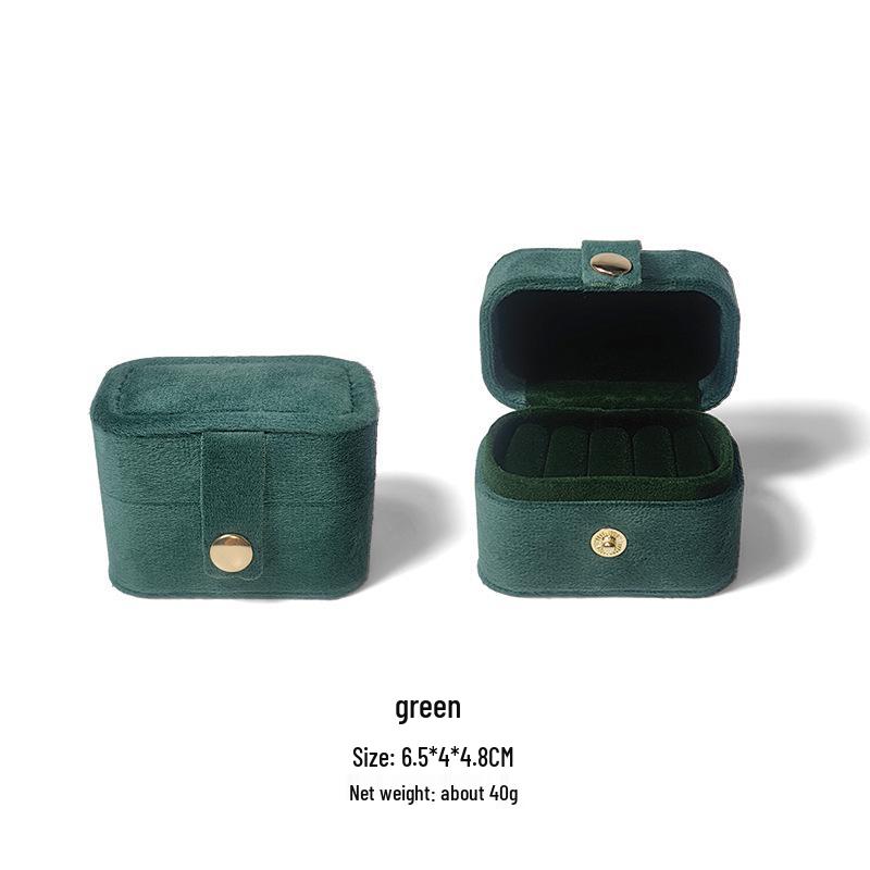 Compact Mini Ring & Earring Jewelry Storage Box