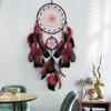 Handmade Glowing In Dark Dreamcatchers Wall Decorations Feathered Tassels Wall Hanging Wind Chimes Decors for Bedroom