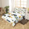Automobile Construction Vehicle Duvet Set Bedding Set For Bedroom Three-Piece Set