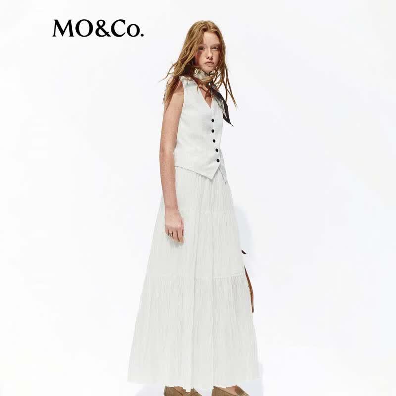 MO&Co. Women's Ruffled Tiered Skirt