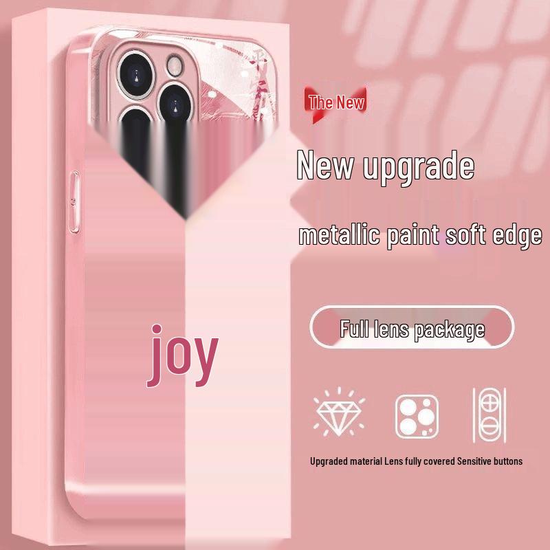Text Joy: Compatible with Apple iPhone 17AIR Case, iPhone 16PRO, 15, 14, 13/X Personality Hard Shell.