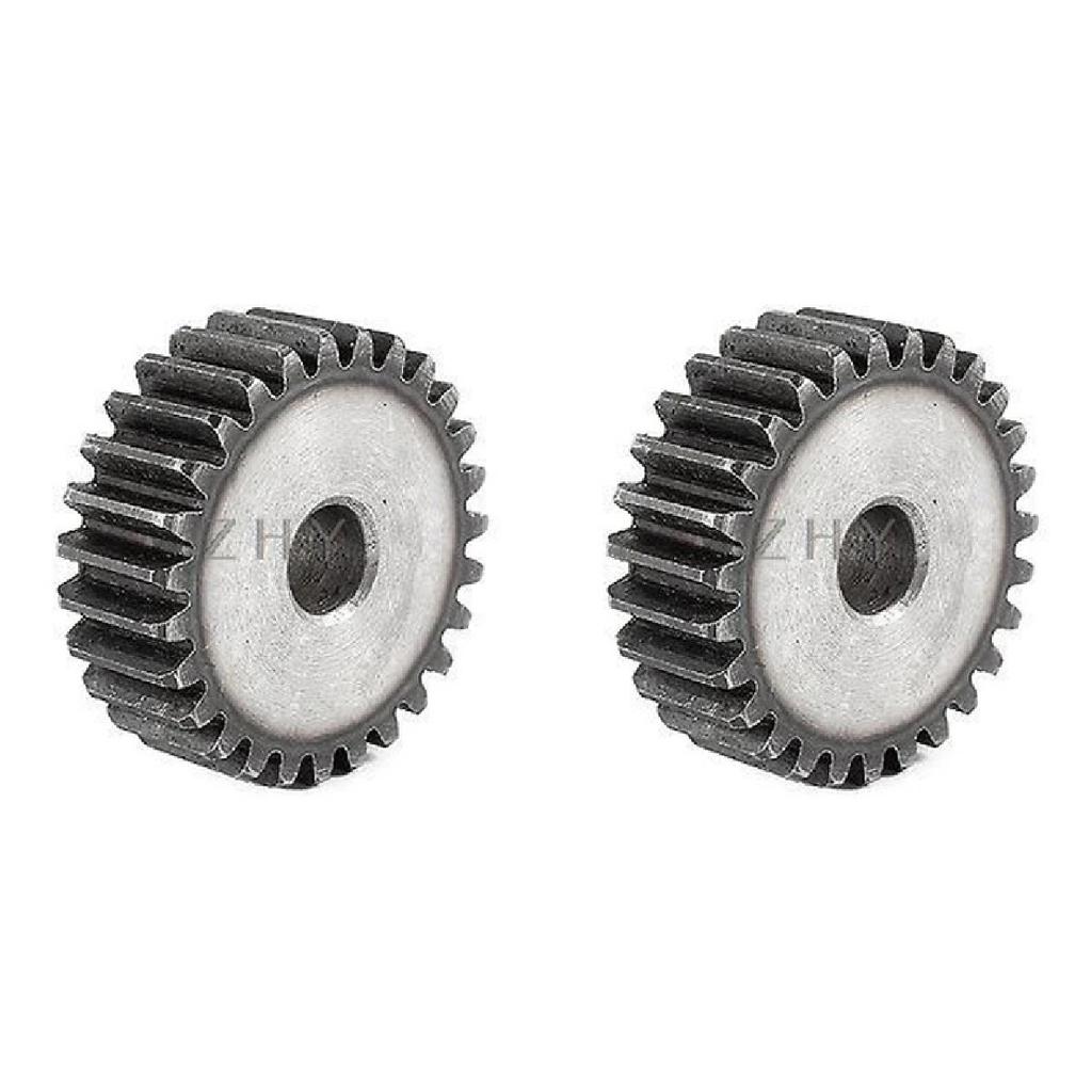 10 11 12 13 14 15 16 17 18 19 20 21 22 Zubů 2 Modul 2M Vrtání pro klíč 6,28 mm Rozteč 45# Ocel Rovné Čelní Ozubené Kolečko