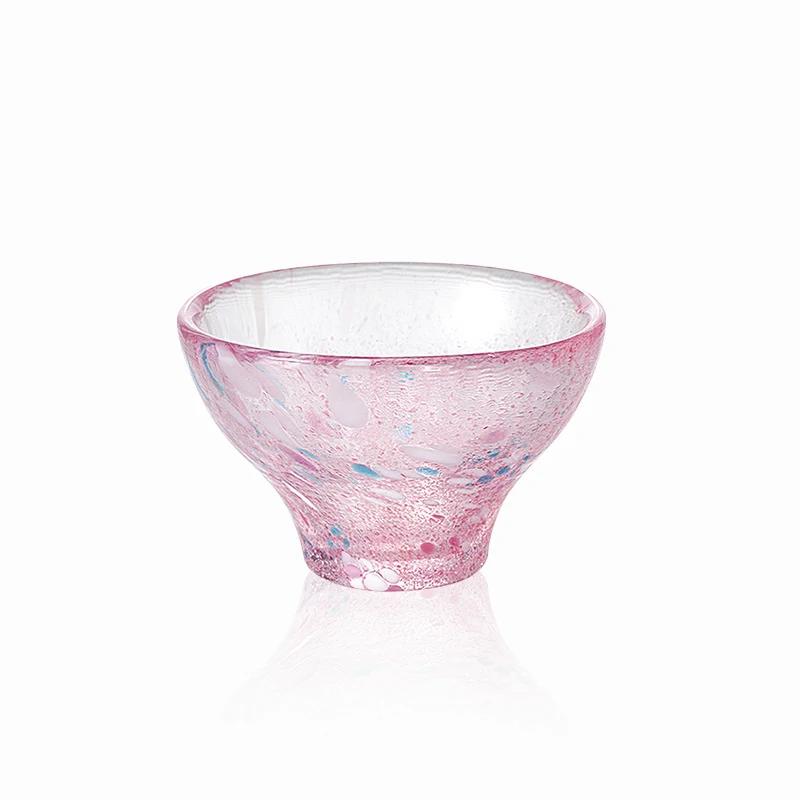 55ml Japanese Style Glass Tea Cup Heat-resistant Handmade Master Mug Crystal Glass Exquisite Japanese Sake Cups Kung Fu Teacup 55ml