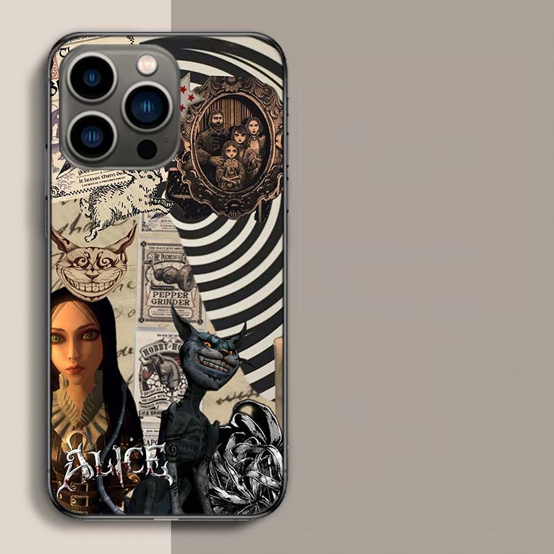 Game A-Alice Madness Returns Phone Case For Iphone 17 Air 15 Pro 14 Plus 16 Pro Max 17E 16E 12 13 Mini 11 Cover Cute Fundas