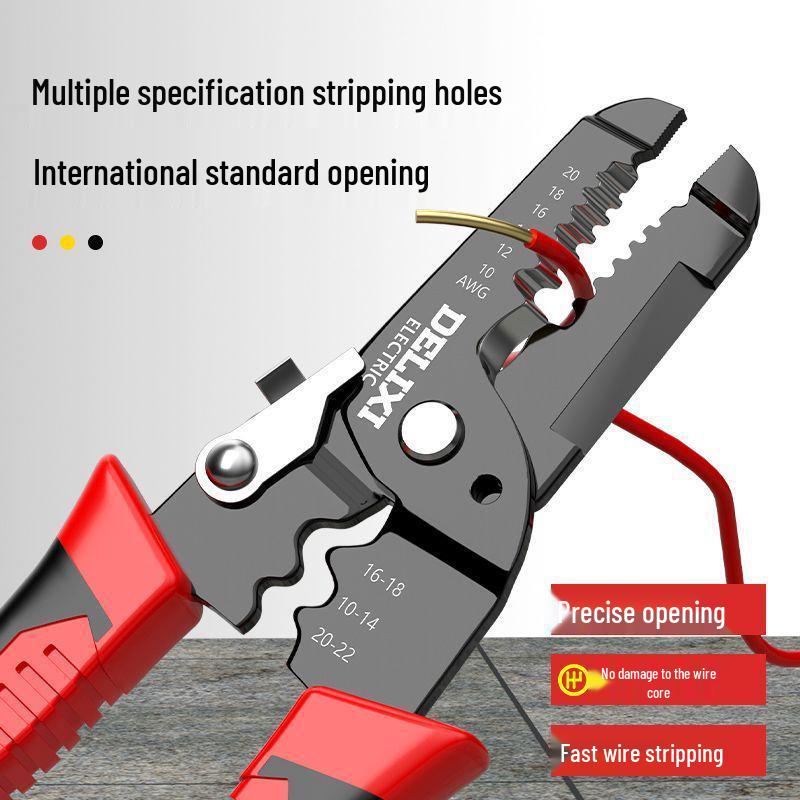 Multifunctional Electrician Wire Strippers & Pliers Set: Wire Cutters, Crimping, Stripping Tools - Free Shipping