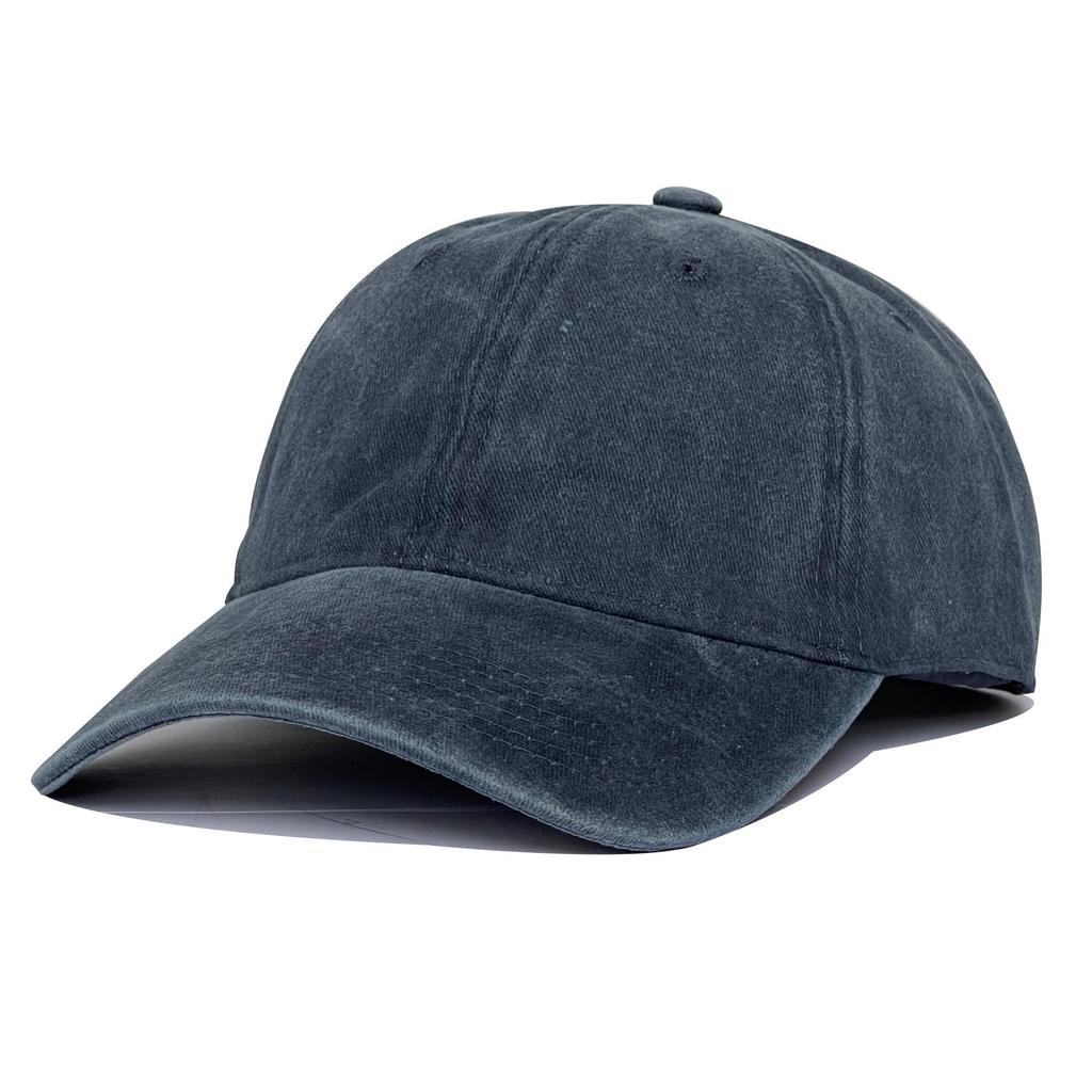 Vintage Distressed Washed Cotton Baseball Cap - High-End Sun Hat