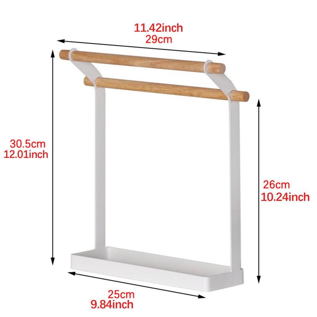 Držák na ručníky Sušák na ručníky Displej Jednoduchý Úspora místa Samostatný Tyč na ručníky Organizér pro prádelnu Domácí Koupelna