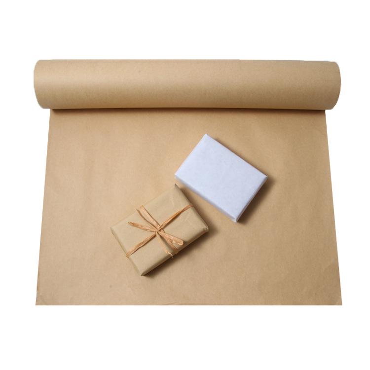 Wood Pulp Brown Kraft Paper for Children's Craft and Drawing - Gift and Sketch Roll