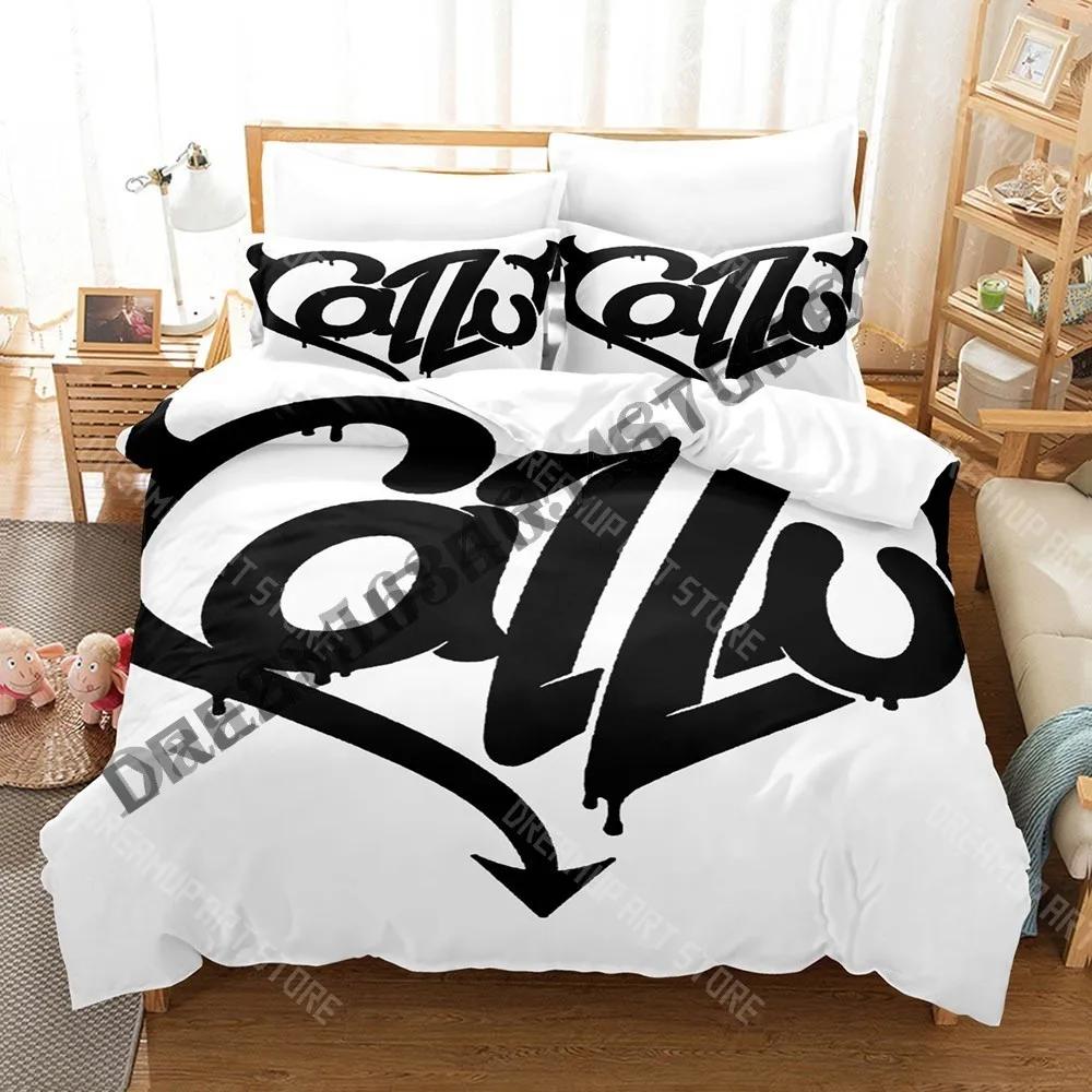 3D Print Cazzu Bedding Set Single Twin Full Queen King Size Bed Set Adult Kid Bedroom Duvetcover Sets Game Anime Bed Sheet Set