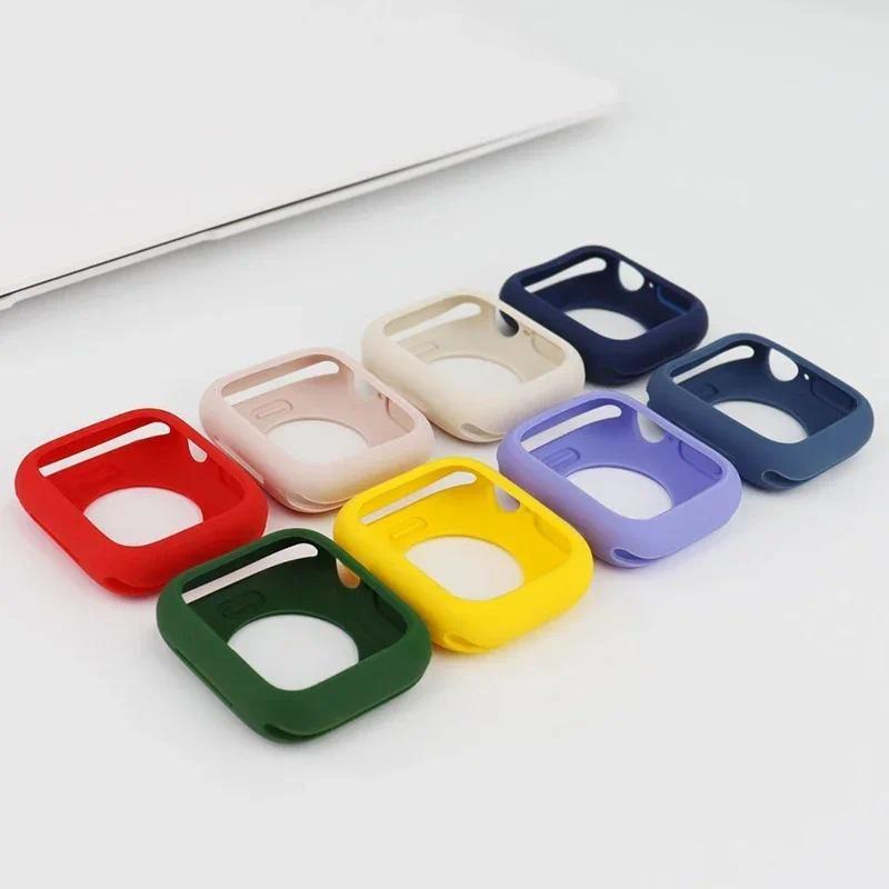 Süßes Silikon Case für Apple Watch Ultra 3 49mm 44mm 40mm 41mm Hülle 46mm 45mm 42mm Schutz iWatch Series 11 SE3 10 9 8 7 6