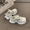 Women's 2025 Chunky Sneakers Women Autumn Breathable Mesh Casual Shoes Sneakers Tennis Female Platform Lace Up Vulcanized Shoes