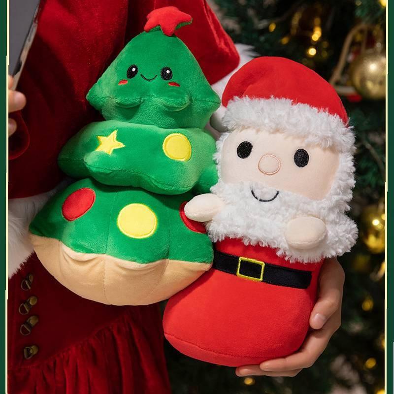 Boots Christmas Elf Plush Toys Cartoon Animal Stuffed Doll Room Decoration Gifts