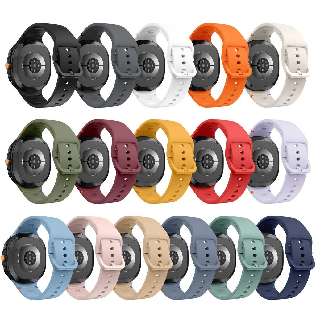 Sport Silicone Band For Samsung Galaxy Watch 8 Classic 46mm Strap For Samsung Watch8 44mm 40mm Wristband Bracelet Accessories