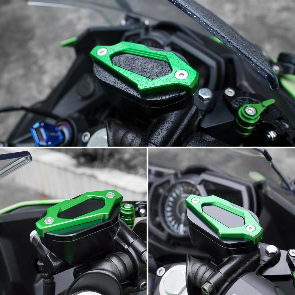 Front Reservoir Cap Cover Motorcycle Brake Pot Cover for Kawasaki Ninja 400 Z400 Accessories CNC Aluminum