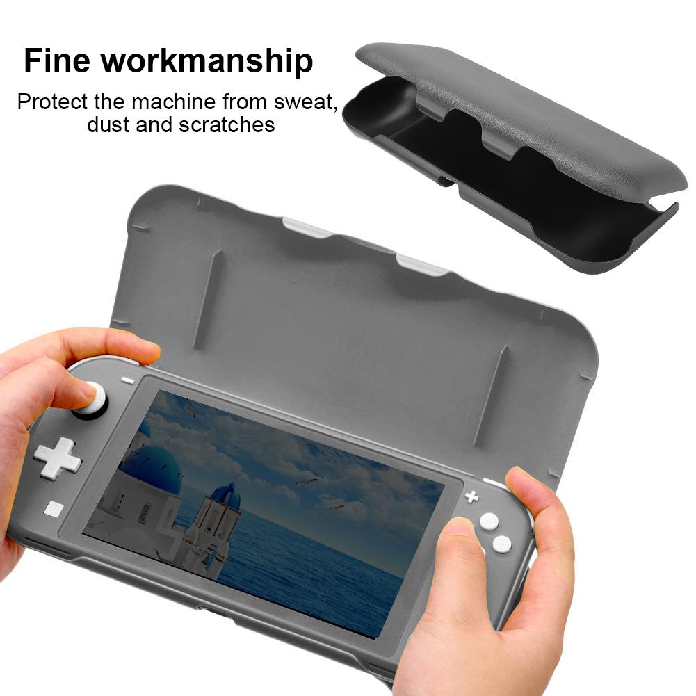 Game Machine Dustproof Drop Resistant Protective Cover Handheld Console Protection Shell for SwitchDark Gray