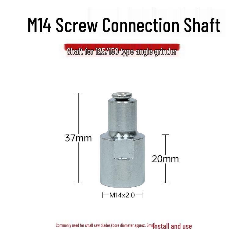 125 Angle Grinder M14 Thread Cutting Disc Extension Rod