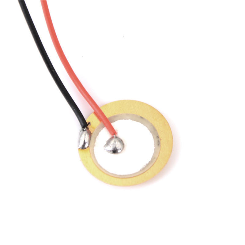 20Pcs 12Mm Piezo Elements Sounder Sensor Trigger Drum Disc + Wire Copper