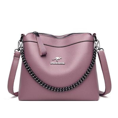 Große Kapazität Tasche Damen Tasche Mode weiche einzelne Schultertasche Umhängetasche Mama Tasche