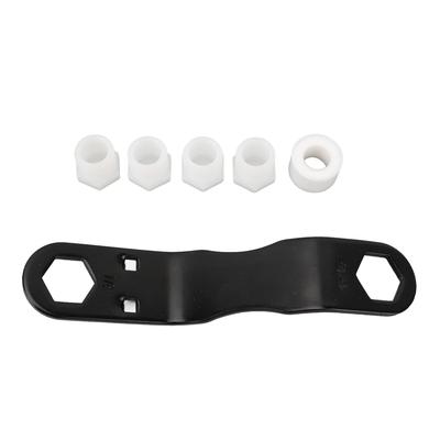6PCS RV Water Heater Drain Plug and Wrench Kit Aluminium Alloy Camper Heater Drain Plugs for 15 16in and 7 8in Wrench