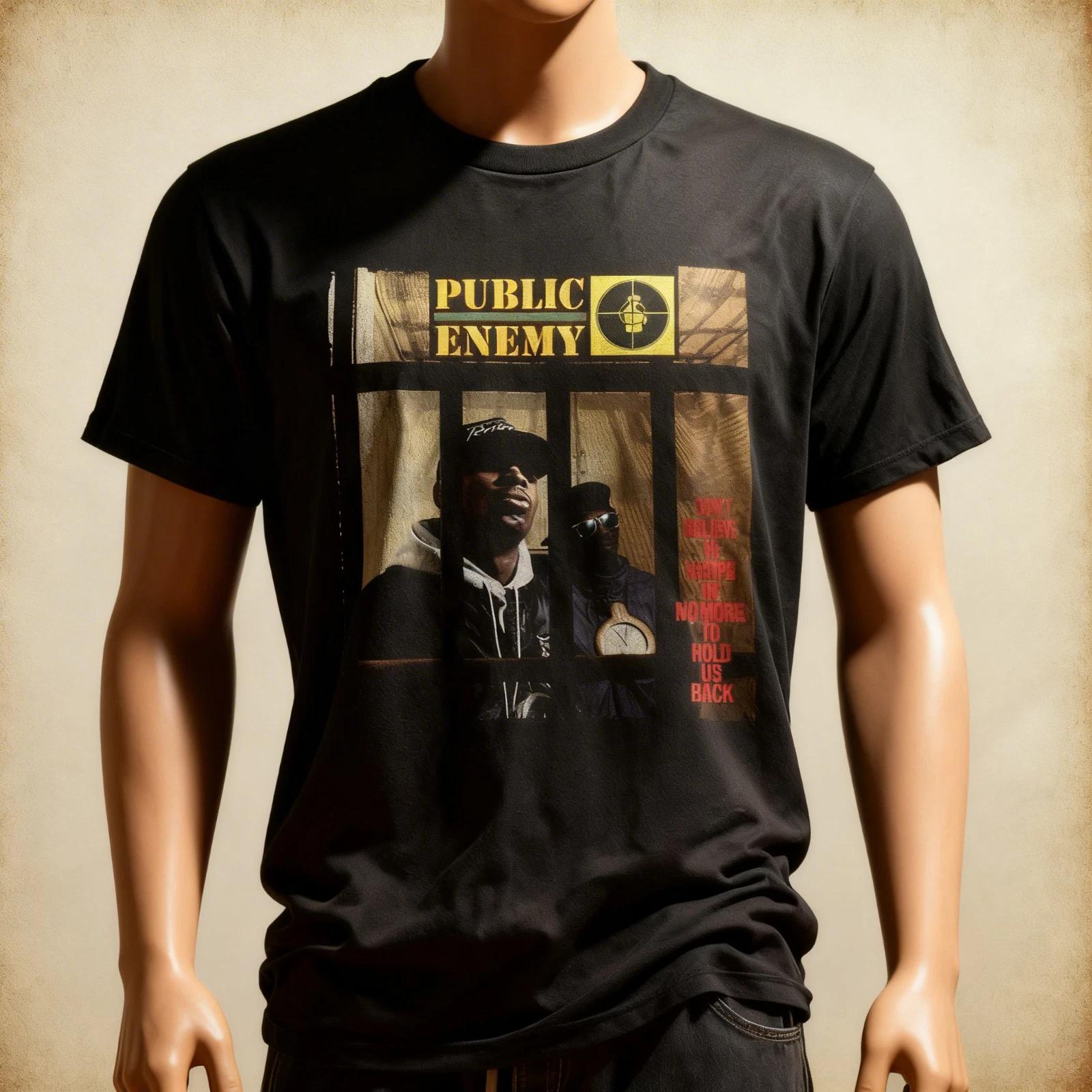Vintage Public Enemy Cotton Unisex All Size T-Shirt M