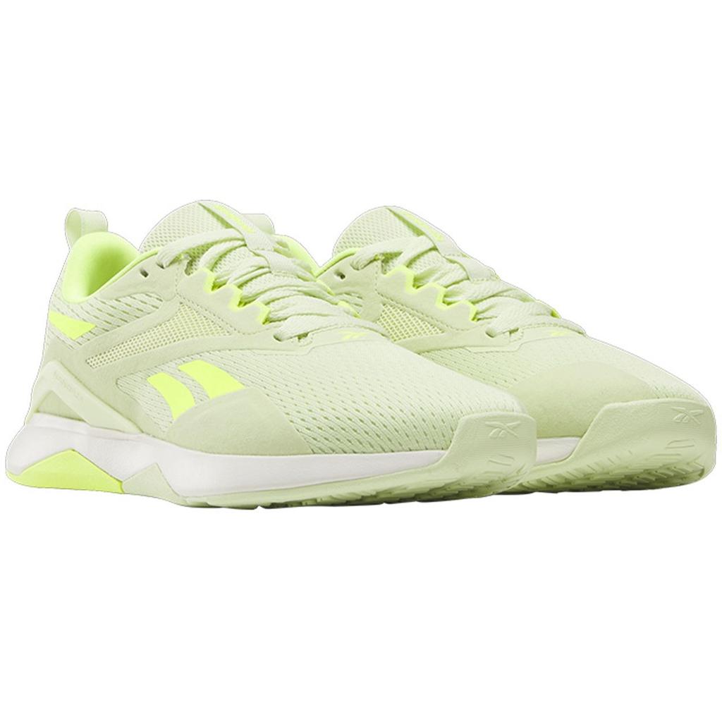 Reebok Nanoflex TR 2 Lightweight Comfortable Low-Top Training Shoes Women sneaker Light-Yellow Green 100205405