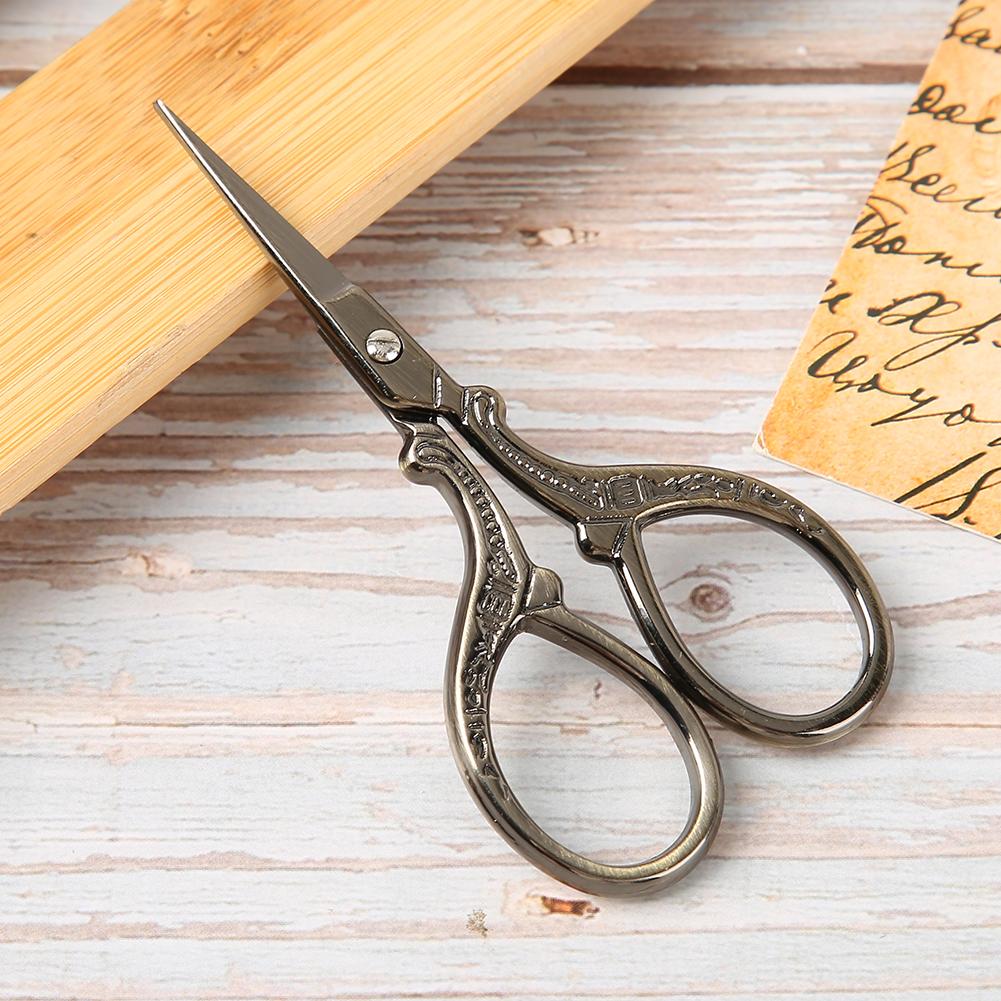 Retro Scissor Vintage Embroidery DIY Hand Made Cross Stitch Craft Sewing Accessories(Bronze )