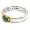 ODDCOLLET marriage bend ring (green)