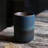 Japanese-style rough pottery large water cup master cup water cup tea cup restaurant kiln becomes simple gradient