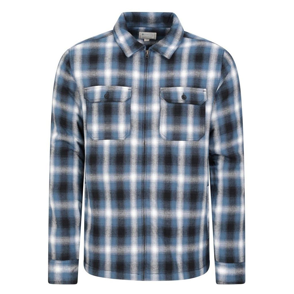 Mountain Warehouse Herren Stream II Flanellgefüttertes Hemd