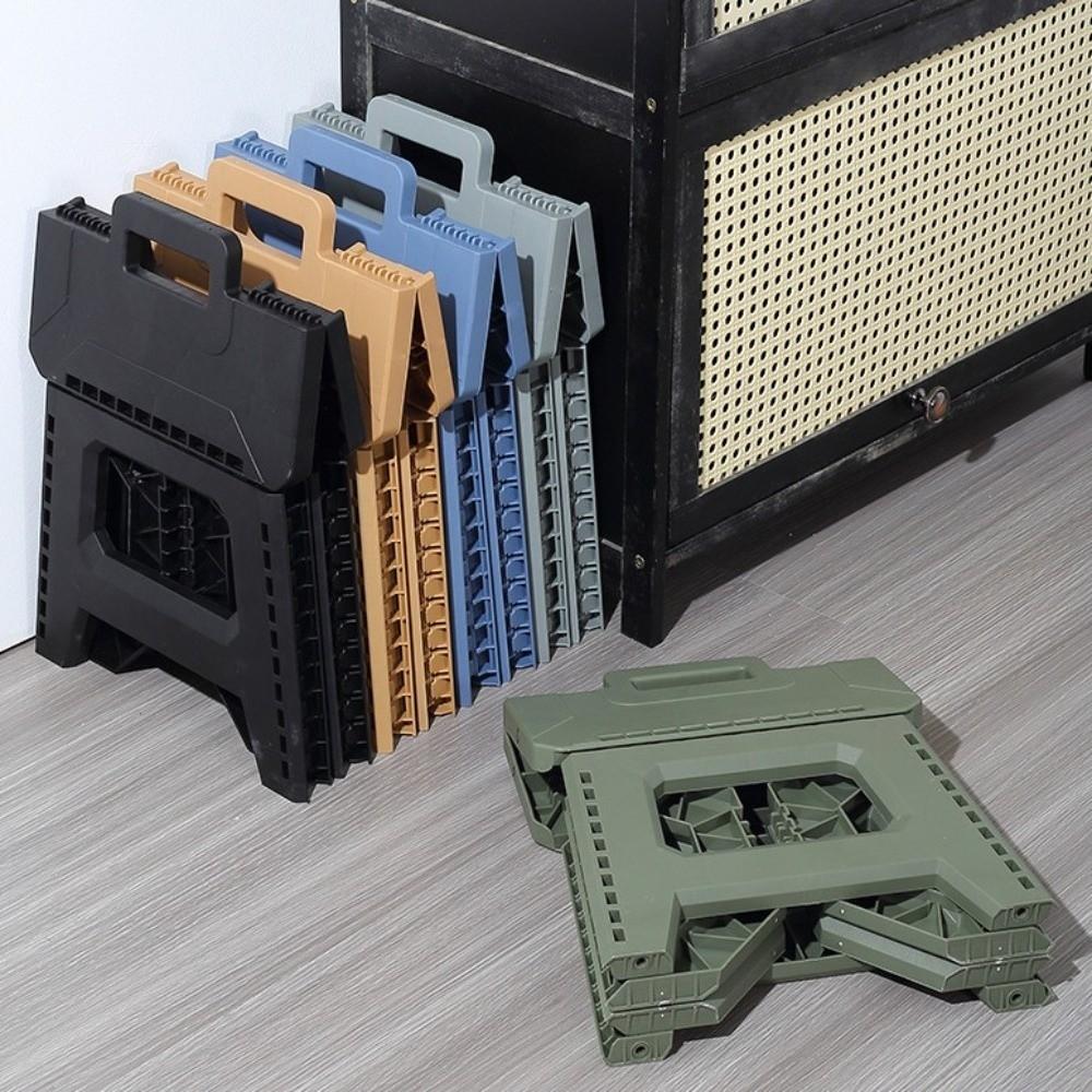 Thickened Step Chair Collapsible Camping Stool Lightweight Folding Stool Outdoor Use