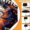 Custom Name Personalized Dragon Ball Z Print Umbrella, Auto Open Close, 8‑Rib Sturdy Frame, Commute Camping Hiking Use, Birthday Gift