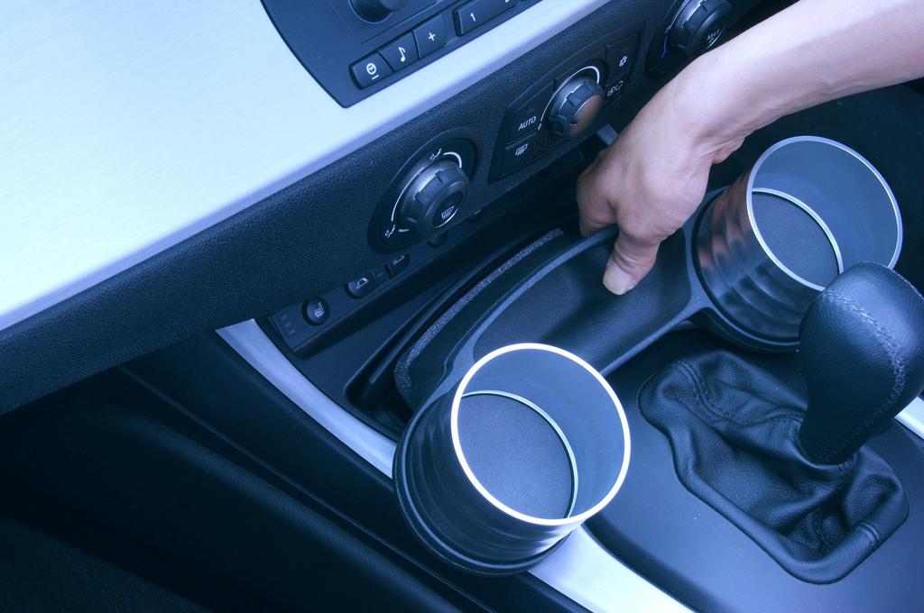 ALCABO Drink & Pocket Holder, Black Cup (AL-079B) for BMW Z4 Series (E85/E86)