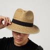Woven Straw Hat Beach Sun Hat Hollows Out Sunhat Stylish Wide Border Hat for Men and Women