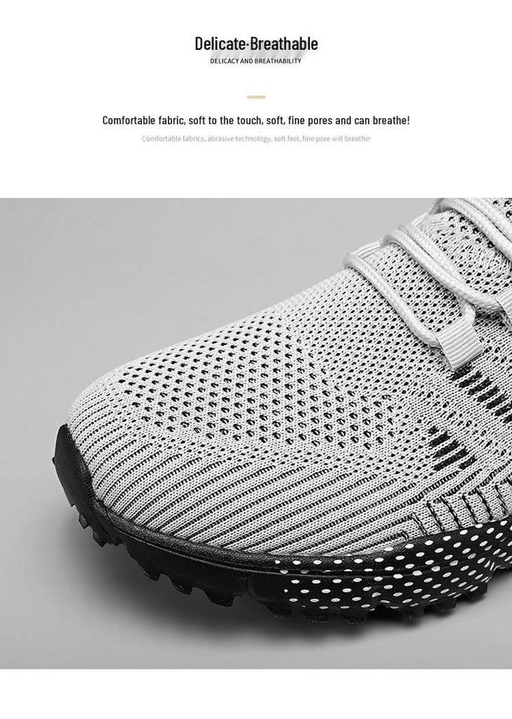 2025 Men's Trendy Casual Running Shoes - Lace-up Outdoor Fashion Sneakers