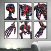 Cyberpunk Mechanical Enhanced Skeleton Prints Poster Canvas Painting Modern Wall Art Pictures for Living Room Bedroom Home Decor