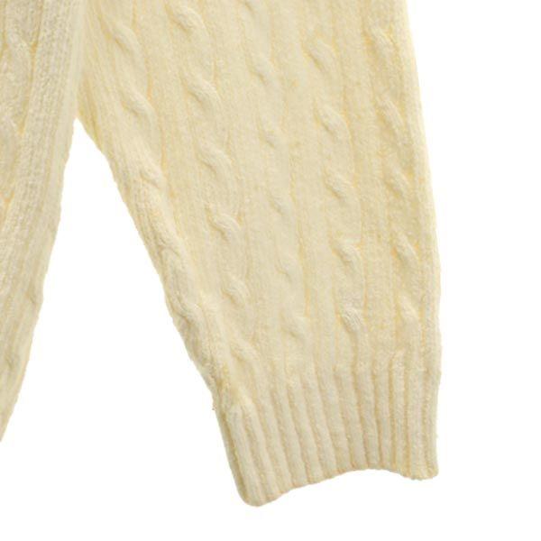 Tommy Hilfiger 90s Old Flag Tag Long Sleeve Cotton Sweater XL Ivory Knit Men's Used