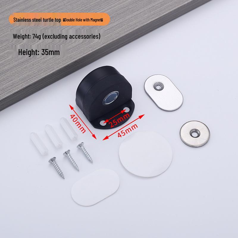 Stainless Steel Punch-Free Door Stopper Buffer Limiter Bumper Plug