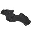 Motorcycle Universal Brown PU Leather Heat Saddle Shield Deflectors For Harley Touring Electra Glide Softail Dyna Sportster 883