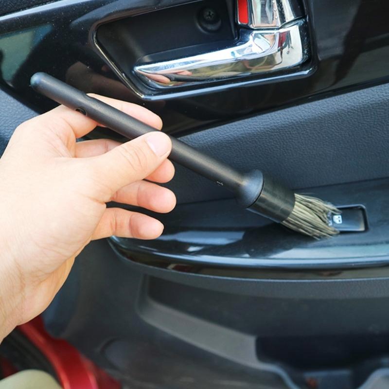 Brosse de Détailing Ultra-Douce pour Intérieur de Voiture Balayette pour Nettoyage de Voiture