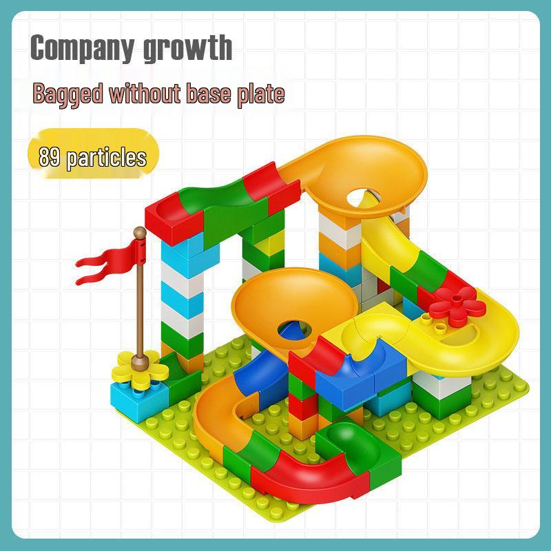 Children's Building Block Table: Educational Ball Track Puzzle Toy for Ages 3-6