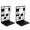 2 Pcs Color Railings Book Ends For Shelves Duty Bookend For Heavy Books Organizer Book Home Bookend Book Rack Holder Stand Shelf