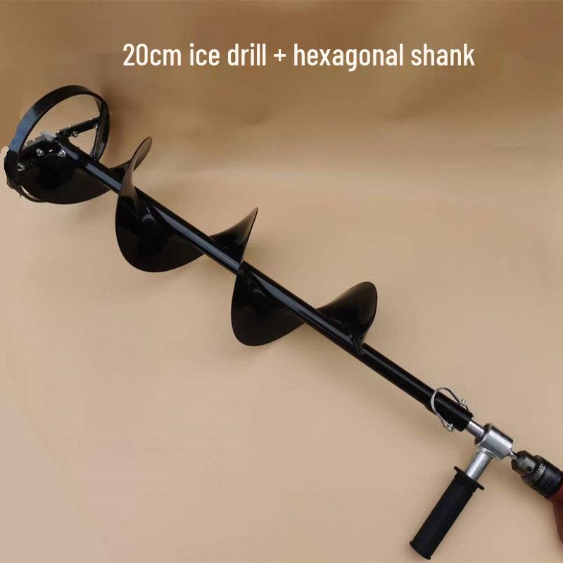 Eisbohrer-Adapter für elektrische Bohrmaschinen – Verbindet die Bohrmaschine mit der Eisködermaschine
