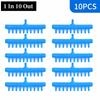 10Pcs Plastic Aquarium Air Splitter 4/5/8mm Oxygen Gas Diverter  for Fish Tank Air Pump Oxygenation
