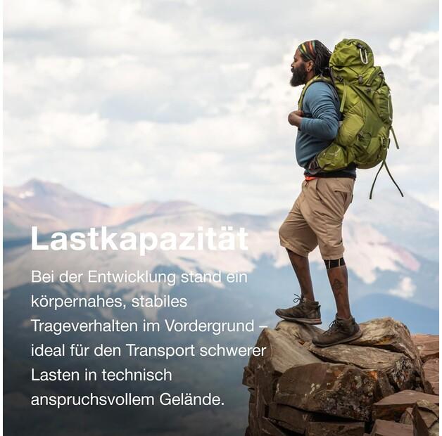 Рюкзак Osprey Aether 65 Extended Fit S/M schwarz (Herren)