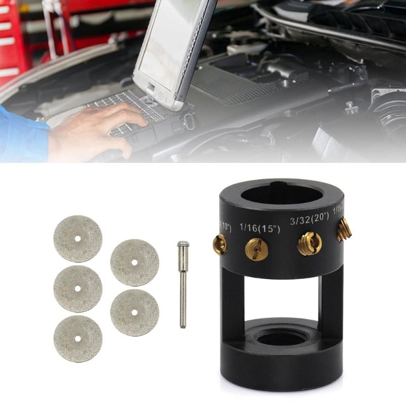 Tungstens Electrode Sharpener Grinder Head TIG Welding Tool with Cut-Off Slot Multi-Angles & set Tool Kit