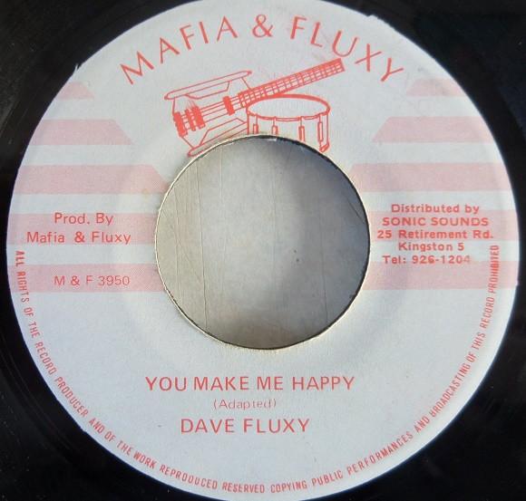 

7-дюймовая пластинка DAVID FLUXY HEYWOOD You Make Me Happy MF3950 Mafia And Fluxy Ямайка Регги Ска Даб Б/у