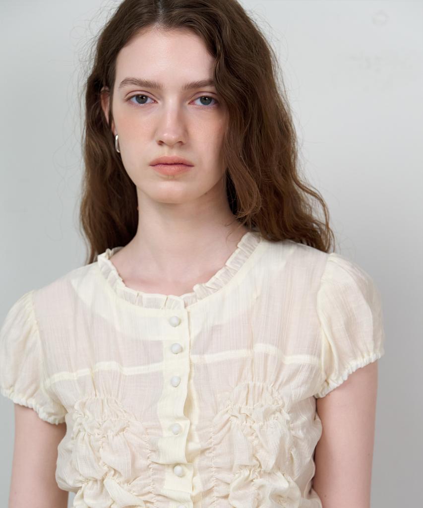Seuleubi Luen Shirring Blouse_2 Color